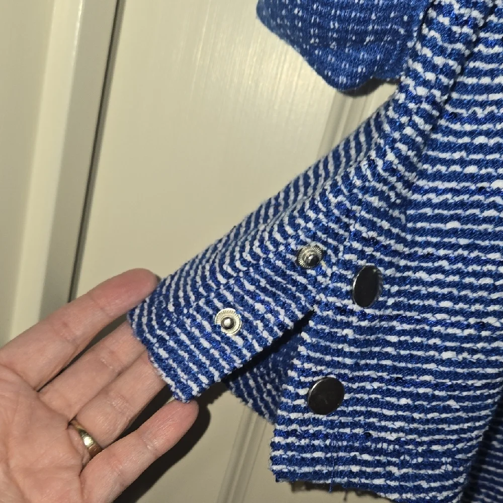 Ruby Rd. Royal Blue Knit Top - Picture 2 of 4